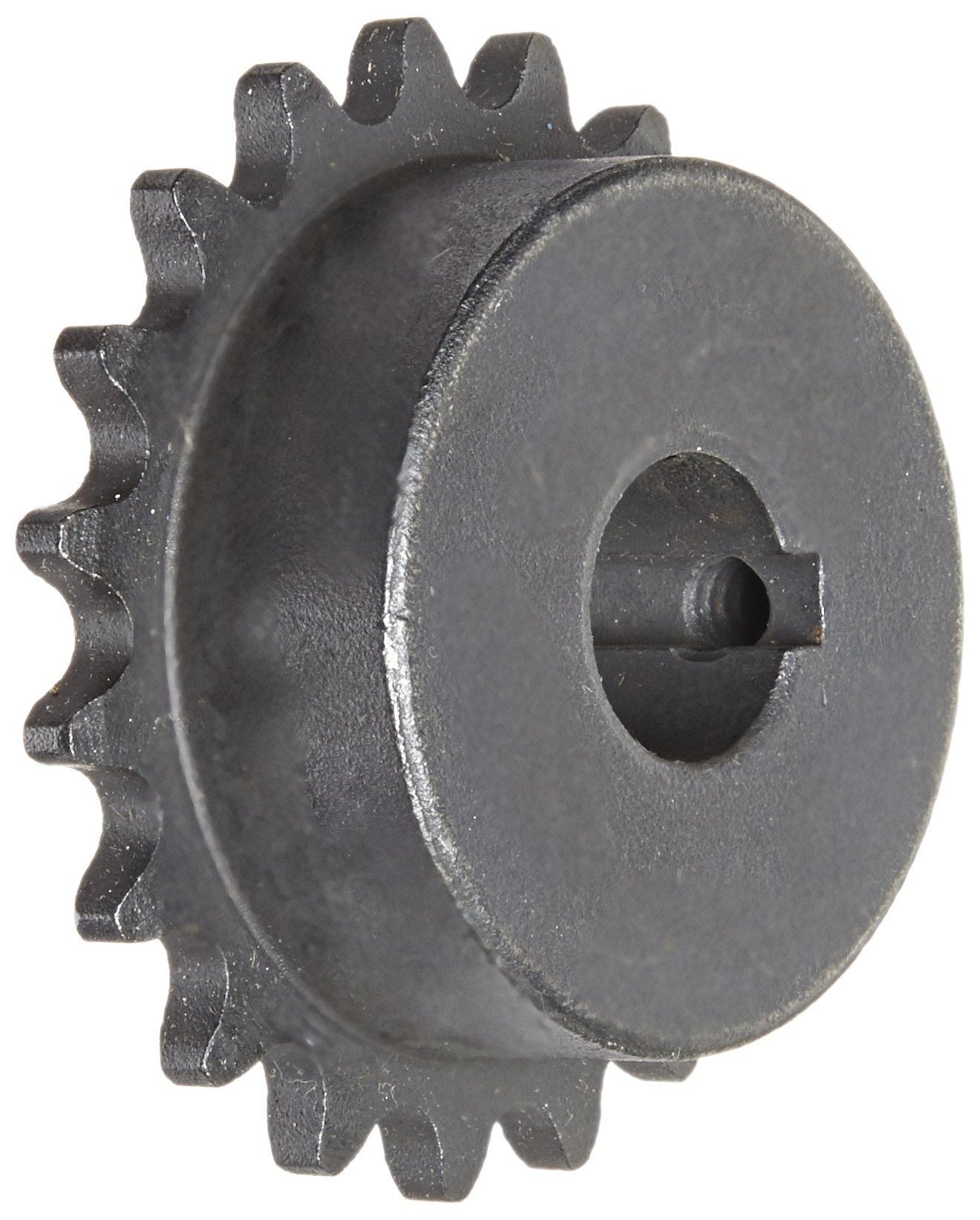 Martin Roller Chain Sprocket - Hardened Teeth Bored-to-Size Type B Hub - Single Strand 35 Chain Size 0.375