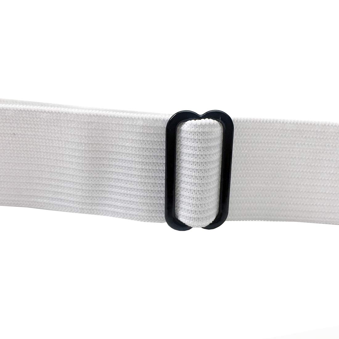 Premium Bed Sheet Fasteners - Invisible Bed Sheet Holders & Suspenders to Keep Sheets Tight - White Bed Bands for Kids & Adults - Perfect for Deep Pocket Mattresses & Adjustable Beds