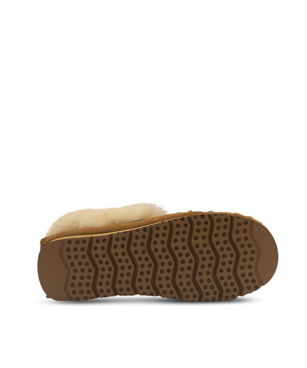 Women's UGG Colette Moccasin Slippers - Soft Shearling Lined Indoor/Outdoor House Shoes for Winter Comfort & Warmth - Perfect for Home, Travel & Casual Wear