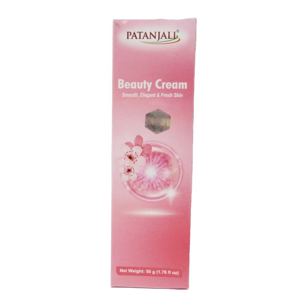 Patanjali Tejus Beauty Cream - 50gm (Pack of 2) | Natural Skin Brightening & Moisturizing Face Cream | Perfect for Daily Skincare Routine & Glowing Skin