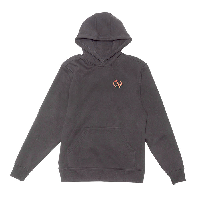 Youth Utopia Hooded Pullover Sweatshirt - Black | Cozy Oversized Fleece Pullover for Men & Women | Perfect for Casual Wear, Gym & Street Style