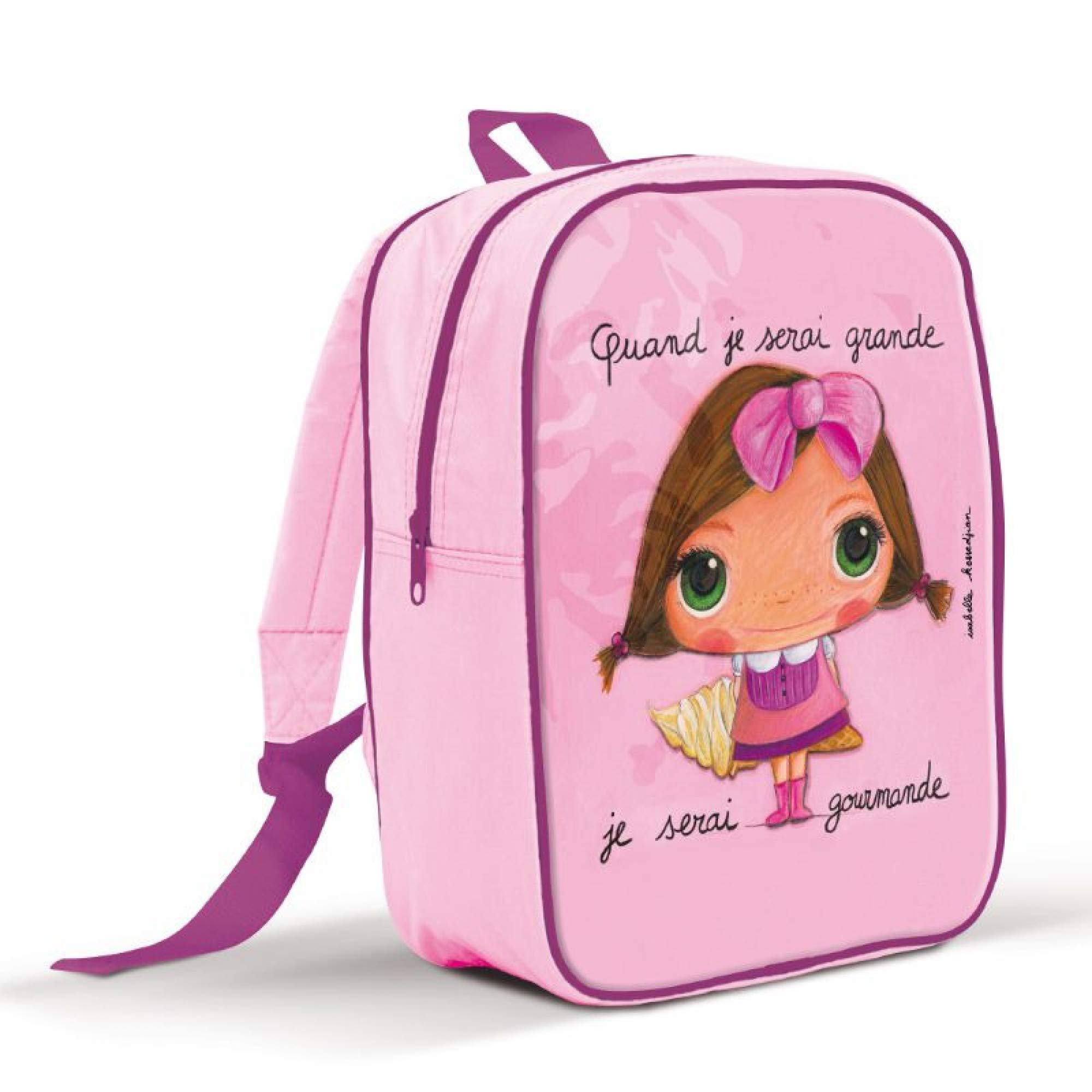 Label'tour Unisex Adult Backpack - 33 cm, Lightweight & Durable, Perfect for Travel, Hiking & Daily Commute (Rose Pink)