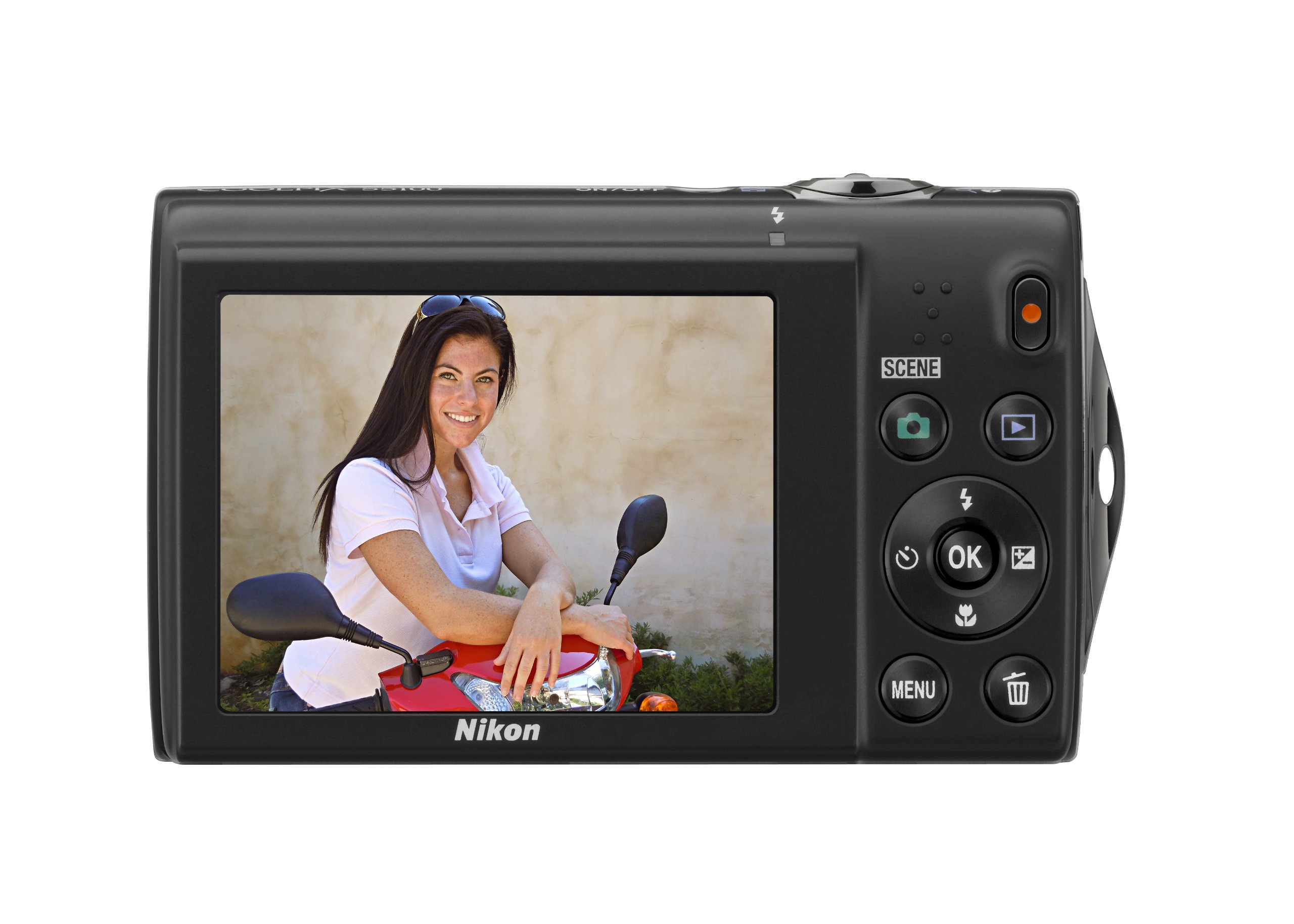 Nikon Coolpix S5100 12MP Digital Camera with 5x Optical Zoom, Vibration Reduction (VR) & 2.7-Inch LCD - Black | Compact Point & Shoot Camera for Travel, Family Events & Everyday Photography