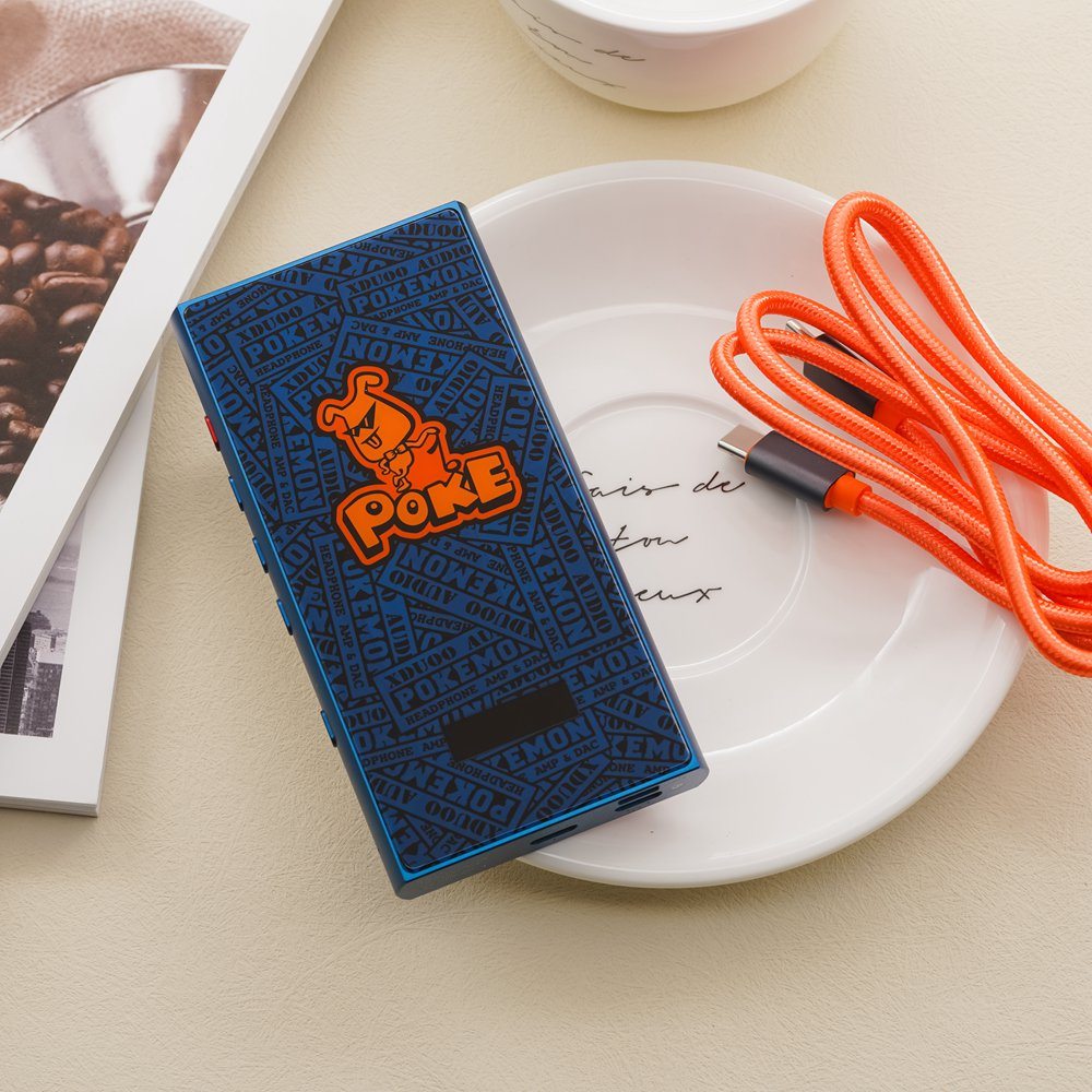 xDuoo POKE II Portable DAC & Headphone Amplifier with CS43198 Chip - 32Bit/384KHz Hi-Res Audio - Perfect for Travel, Commuting, and Home Listening