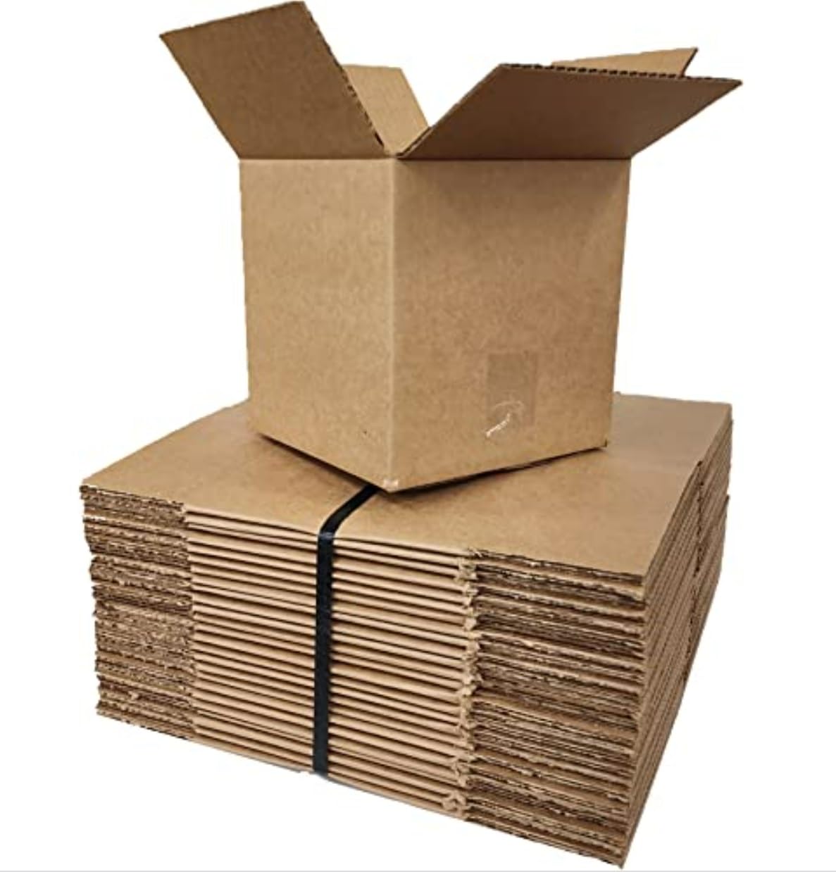 Heavy Duty 4x4x4 Inches Corrugated Shipping Boxes - 100 Pack Small Moving & Mailing Boxes for Ecommerce, Storage & Packaging Supplies - Perfect for Amazon FBA, eBay, USPS & Home Organization