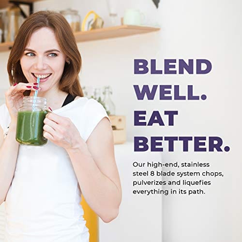 Cleanblend 1800W Commercial Blender - 64oz High-Powered Countertop Blender for Smoothies, Juices & Food Processing | Professional Kitchen & Restaurant Grade Blender for Home & Commercial Use