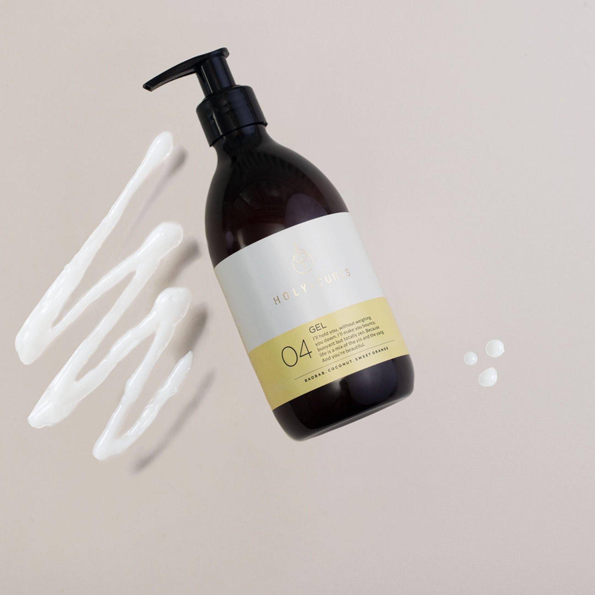 Holy Curls Gel - Natural Curl Defining Styling Gel for All Hair Types | Perfect for Daily Styling & Frizz Control