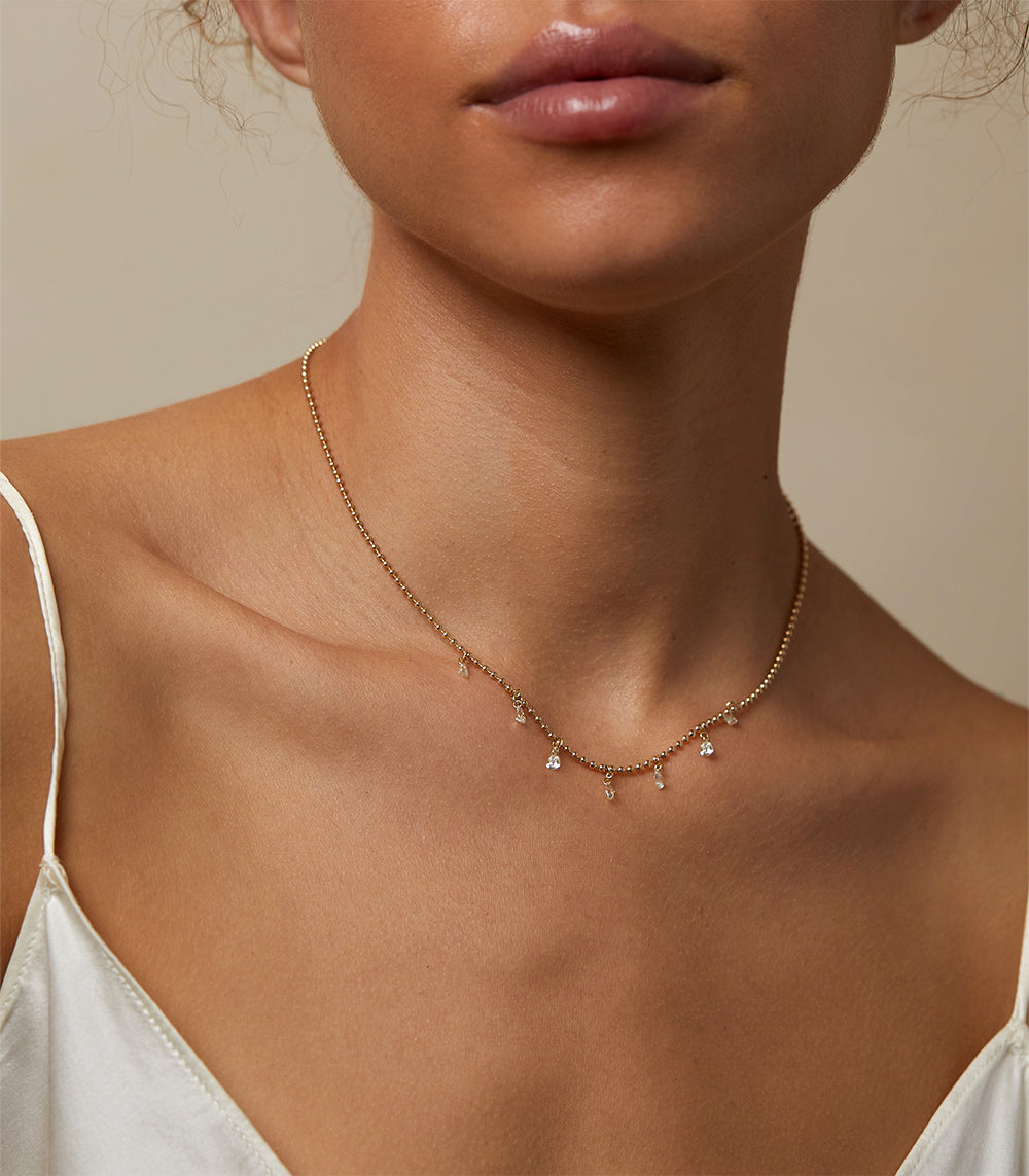 Sparkling Effervescence Necklace - Elegant Crystal Pendant Jewelry for Women | Perfect for Parties, Weddings & Special Occasions