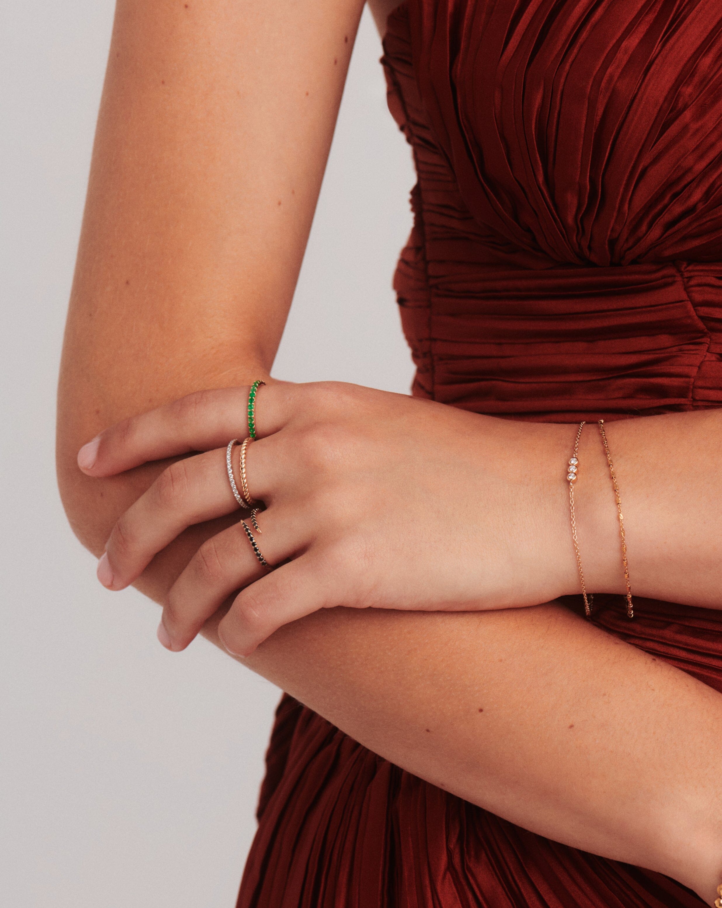 14K Solid Gold Rope Ring for Women - Dainty Minimalist Stackable Band Jewelry - Perfect for Everyday Wear, Anniversary Gifts & Special Occasions