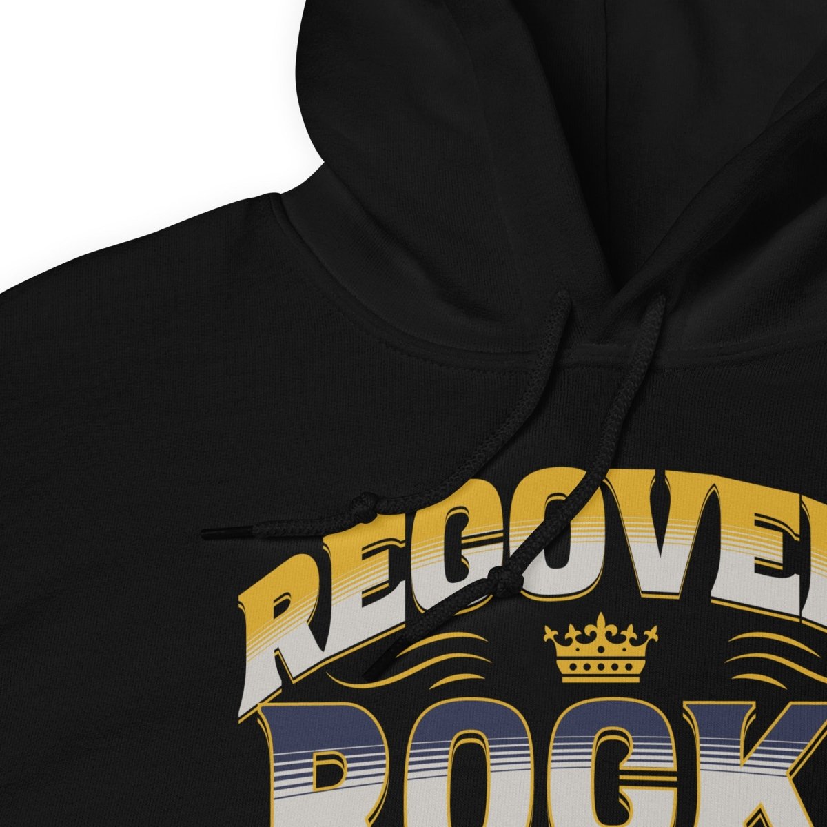 Recovery Rocks Out Hoodie - Unisex Comfort Fit Pullover for Gym, Workouts & Everyday Wear | Motivational Comeback Sweatshirt for Men & Women