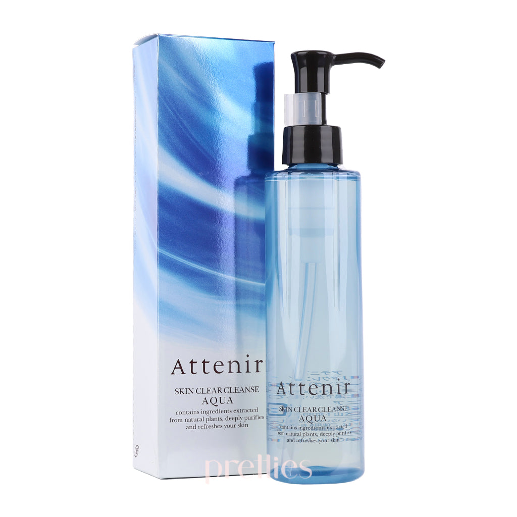 Attenir AQUA Skin Clear Cleanse - Citrus Aroma Cleansing Oil 175ml (Blue) | Gentle Makeup Remover & Deep Pore Cleanser for Oily & Sensitive Skin | Perfect for Daily Skincare Routine & Travel