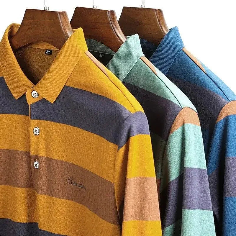 Premium Men's Cotton Polo Shirt - Breathable & Comfortable Casual Wear for Golf, Office & Outdoor Activities