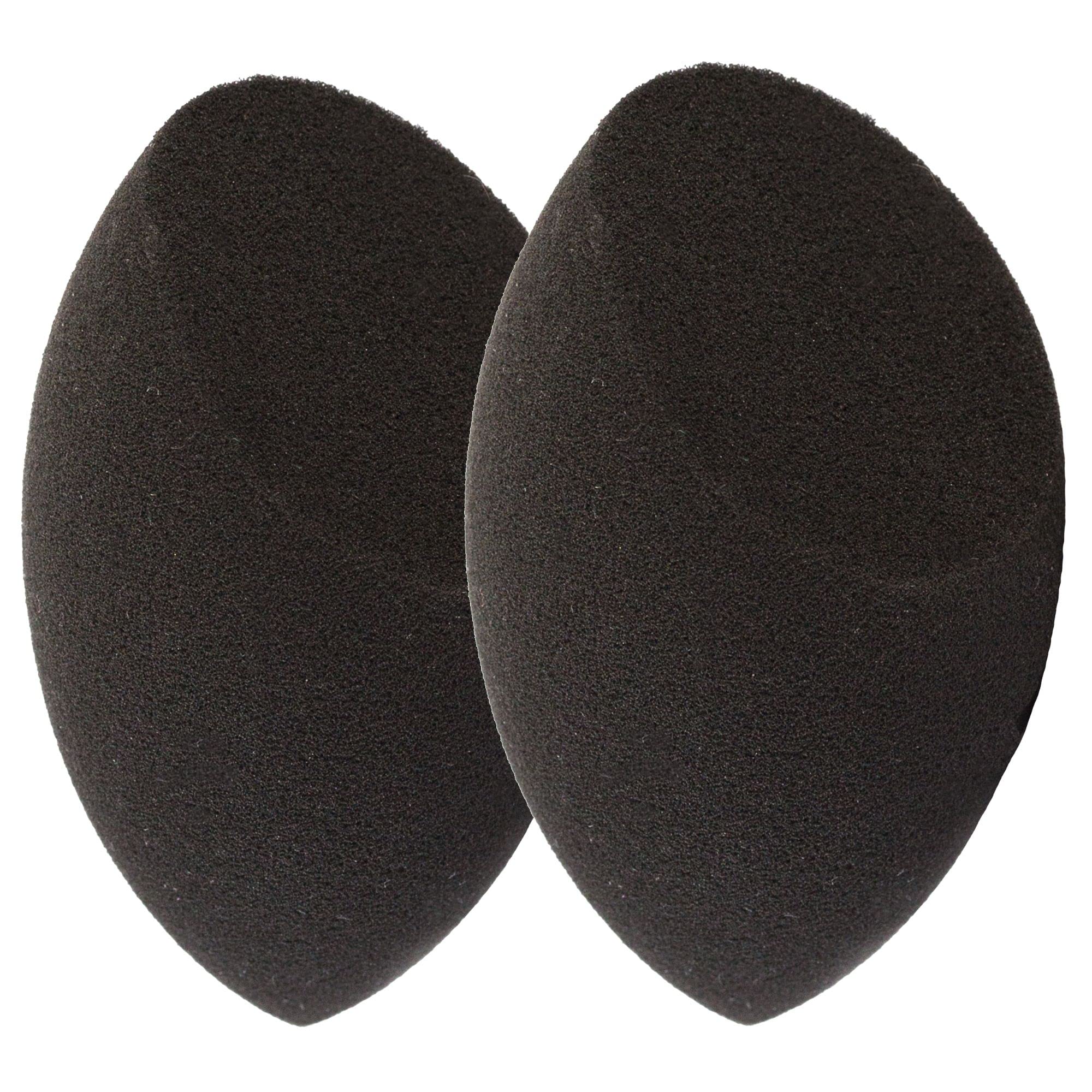 Beauty Junkees Makeup Sponge Blender - Black Contour Sponge for Liquid, Cream & Powder Foundation, Latex-Free Cosmetic Blender for Flawless Makeup Application - Perfect for Everyday Use, Professional Makeup & Travel