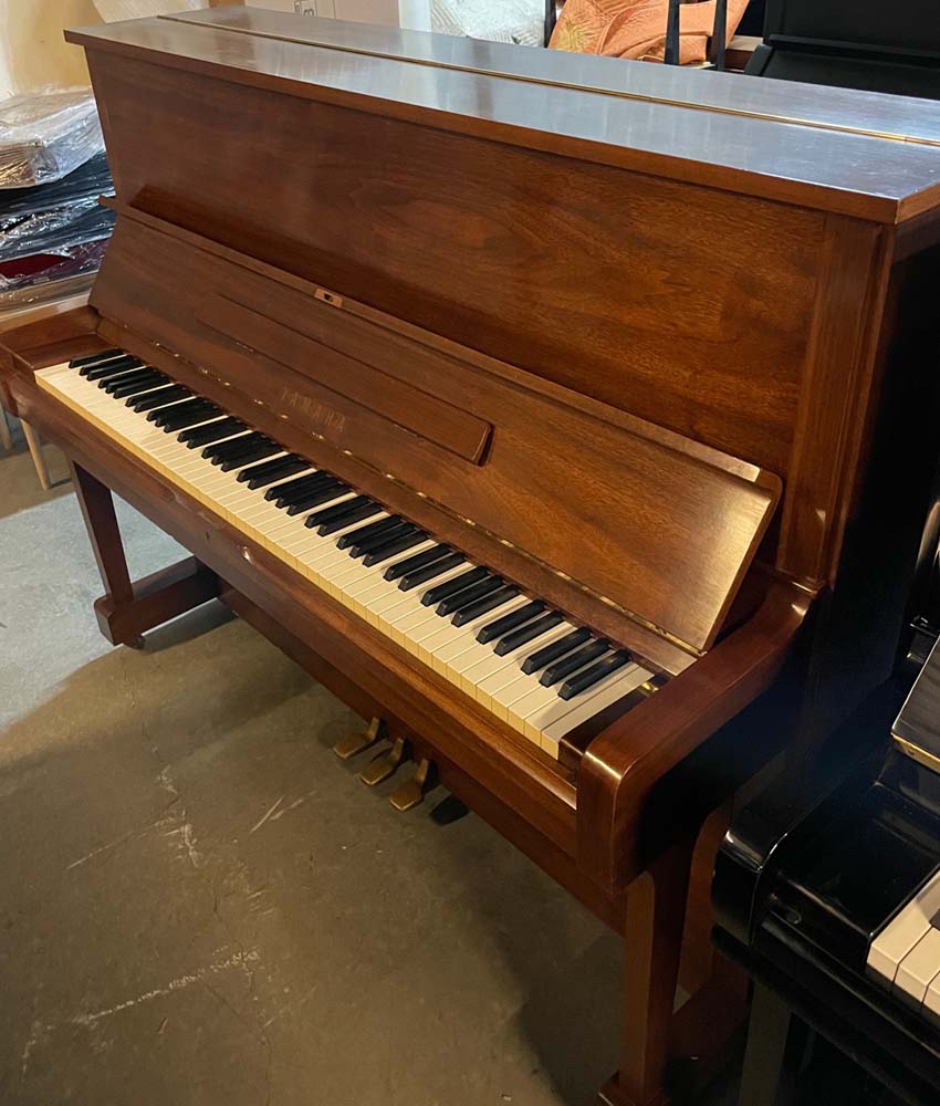 2014 Yamaha U1 Upright Piano in Walnut Satin Finish - Serial Number J3187764 | Perfect for Home, Studio & Music Classrooms