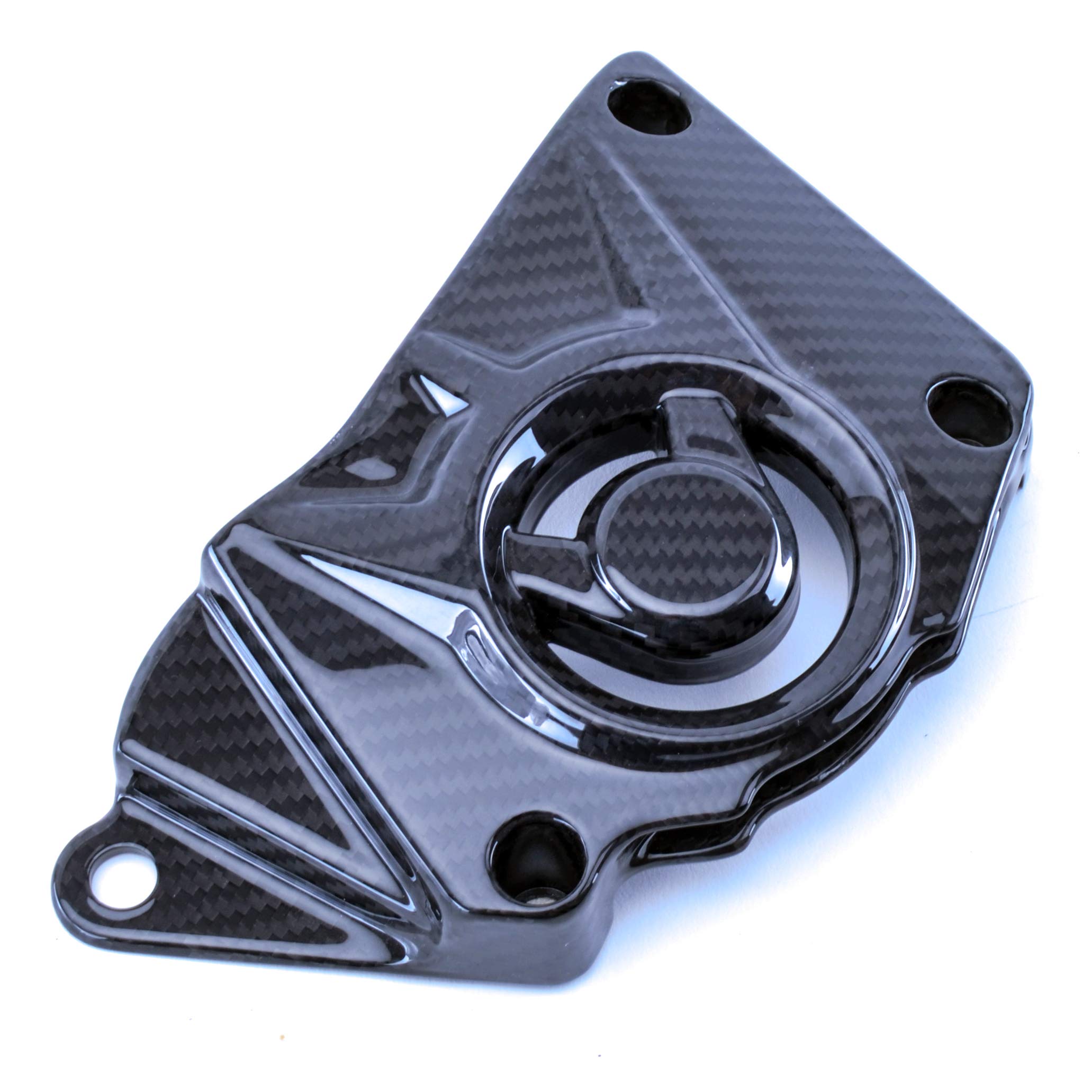 Bestem Carbon Fiber Sprocket Cover Twill Weave for 2015-2019 BMW S1000RR Motorcycle - Lightweight & Durable Aftermarket Part for Racing & Street Performance