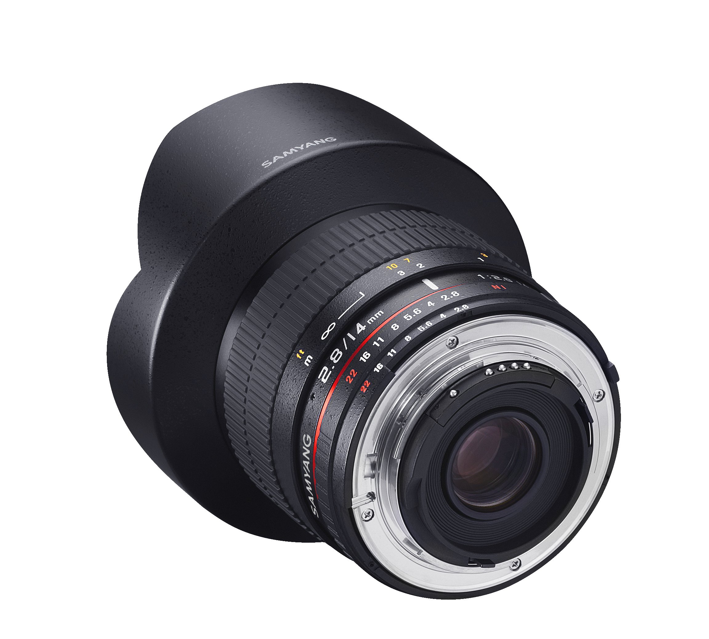 Samyang 14mm F2.8 Ultra Wide Angle Lens for Canon EF Mount - Full Frame Manual Focus Prime Lens with AE Chip (Black) - Perfect for Landscape, Architecture & Astrophotography Photography