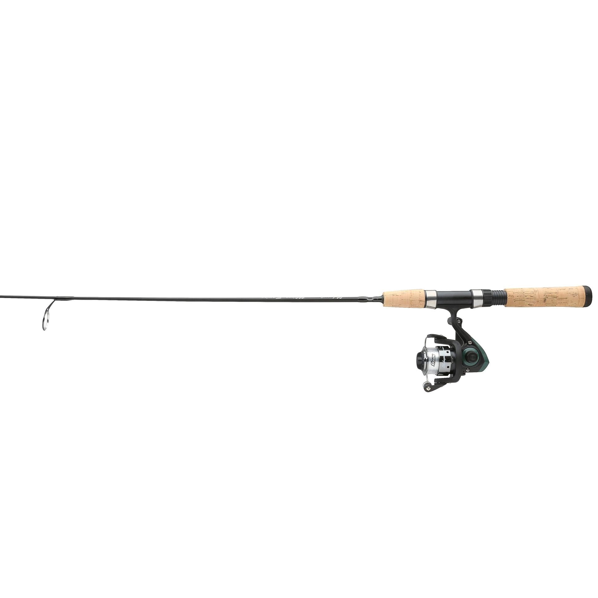 Micro Series Spinning Fishing Rod and Reel Combo - Lightweight Graphite Freshwater/Saltwater Fishing Gear for Bass, Trout, Salmon - Perfect for Shore Fishing, Boat Angling & Travel