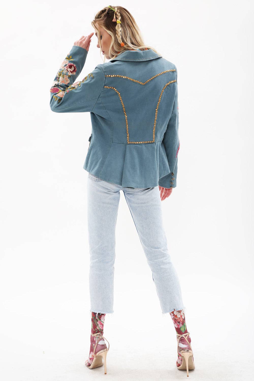 Stylish Women's Blazer for Work & Evening - Elegant Shine Blazer for Office, Parties & Special Occasions