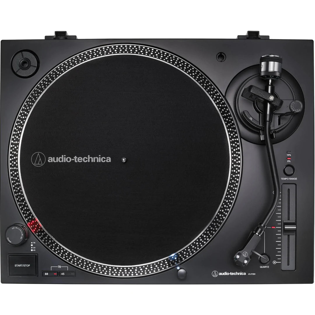 Audio Technica LP120XUSB Fully Manual Direct Drive Turntable - Professional Vinyl Record Player for DJs & Music Enthusiasts - Perfect for Home Studios & Live Performances (Black)