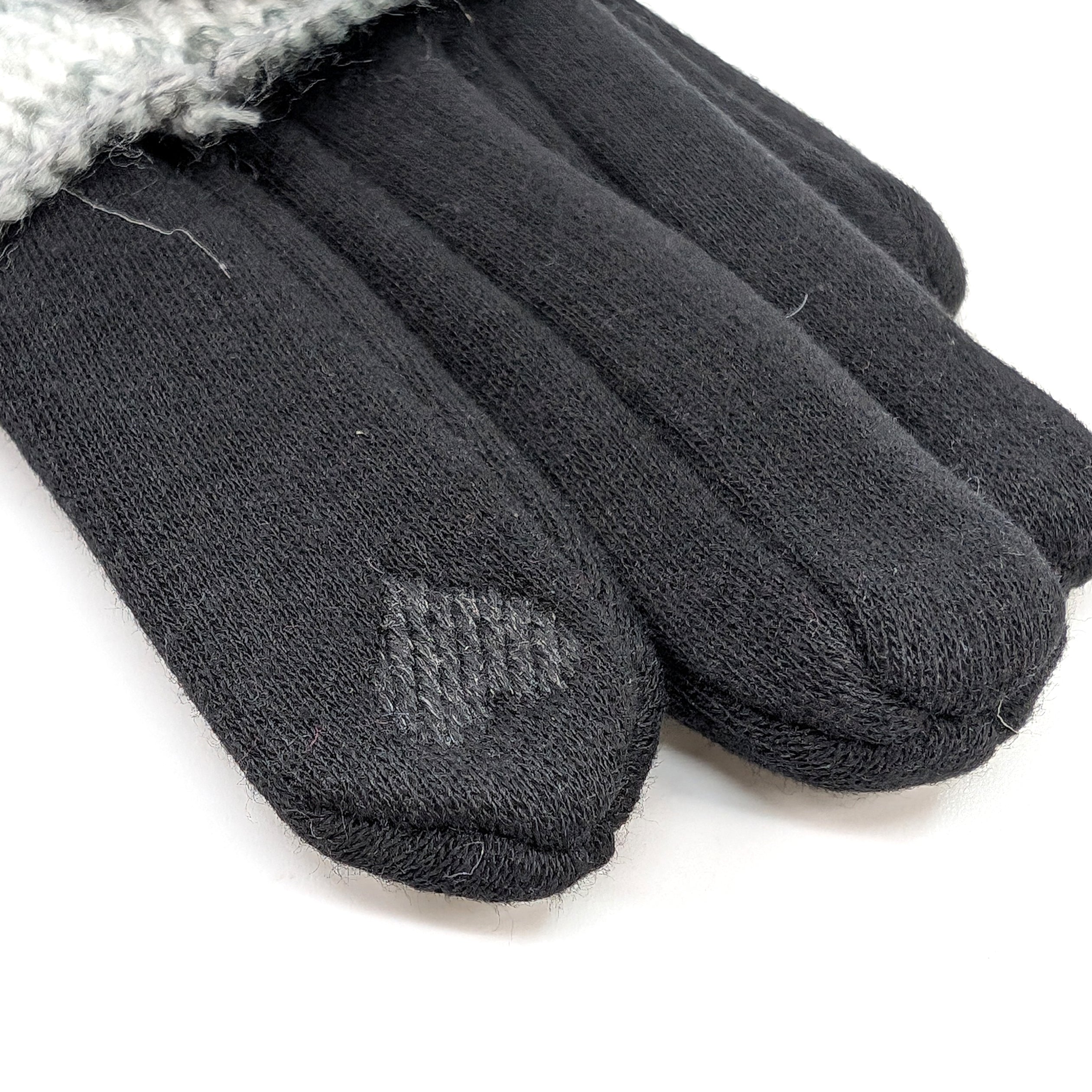 Multi Striped Two-in-One Gloves for Winter - Snowy Charcoal | Warm & Stylish Touchscreen Gloves for Skiing, Snowboarding & Outdoor Activities