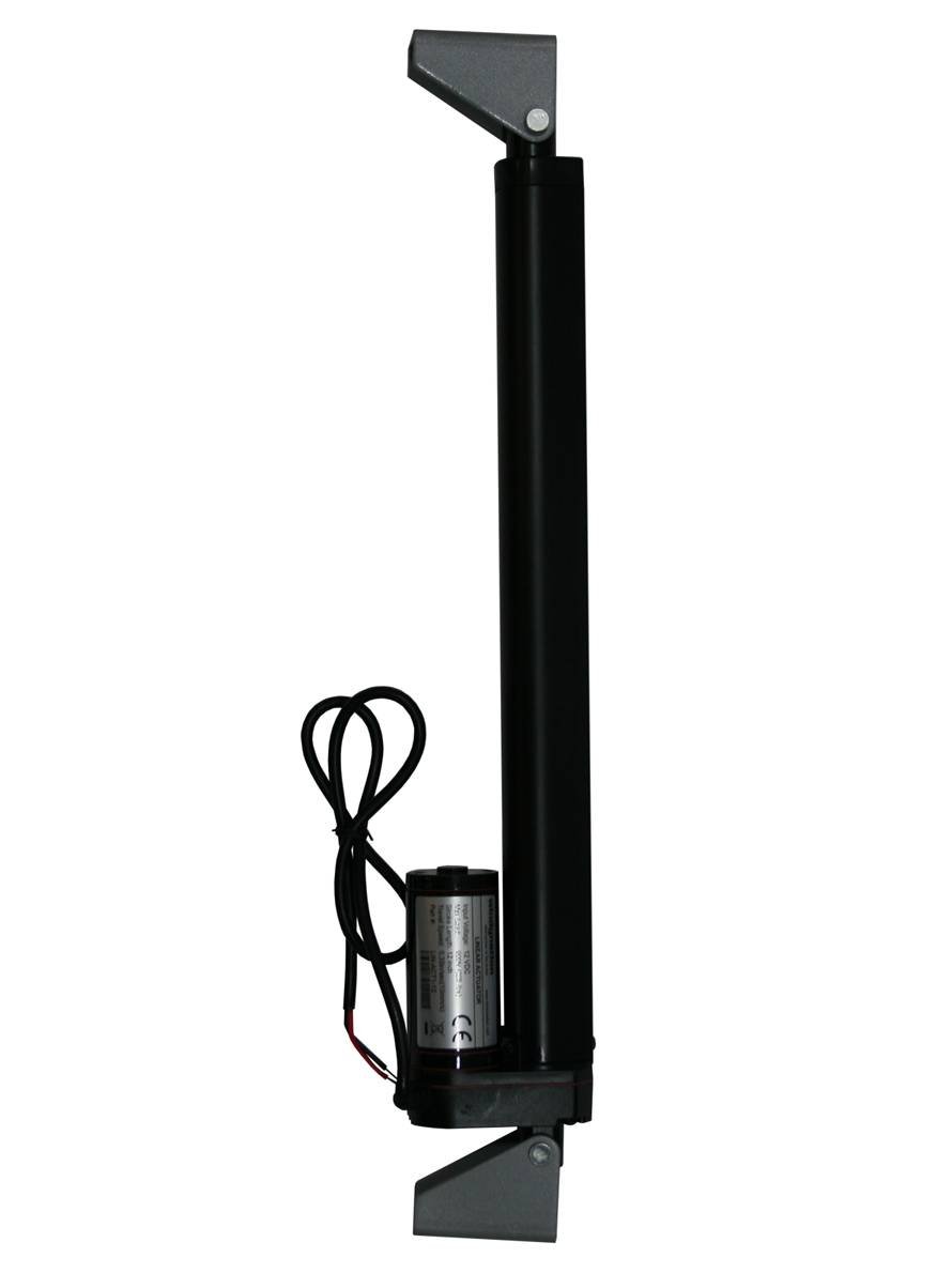 WindyNation 12V Linear Actuator Kit with Power Supply, DPDT Switch, Mounting Brackets & Connectors - 12 Inch Stroke, Momentary Control - Perfect for Home Automation, RV Adjustments, and Industrial Machinery