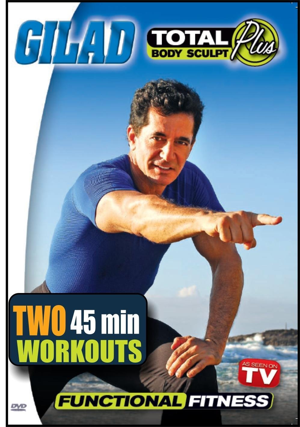 Gilad's Total Body Sculpt PLUS: Functional Fitness Workout DVD with Gilad Janklowicz - Home Exercise Program for Weight Loss & Muscle Toning | Perfect for Home Gym, Women's Fitness & Senior Workouts
