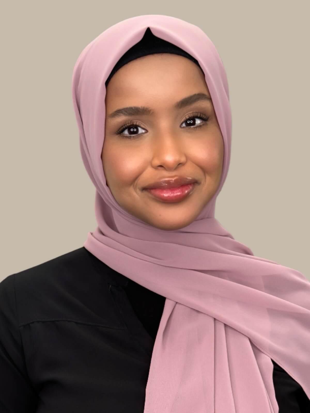 Luxury Chiffon Hijab Scarf - Soft & Lightweight Muslim Headscarf for Women - Perfect for Daily Wear, Prayer, and Special Occasions