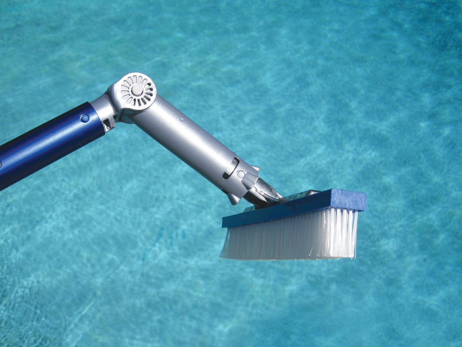 Poolmaster 29018 Adjustable Swimming Pool Cleaning Pole with Pivot Head - Telescopic Pool Skimmer Pole for In-Ground & Above Ground Pools, Spas & Hot Tubs - Perfect for Leaf Skimming, Vacuuming & Maintenance