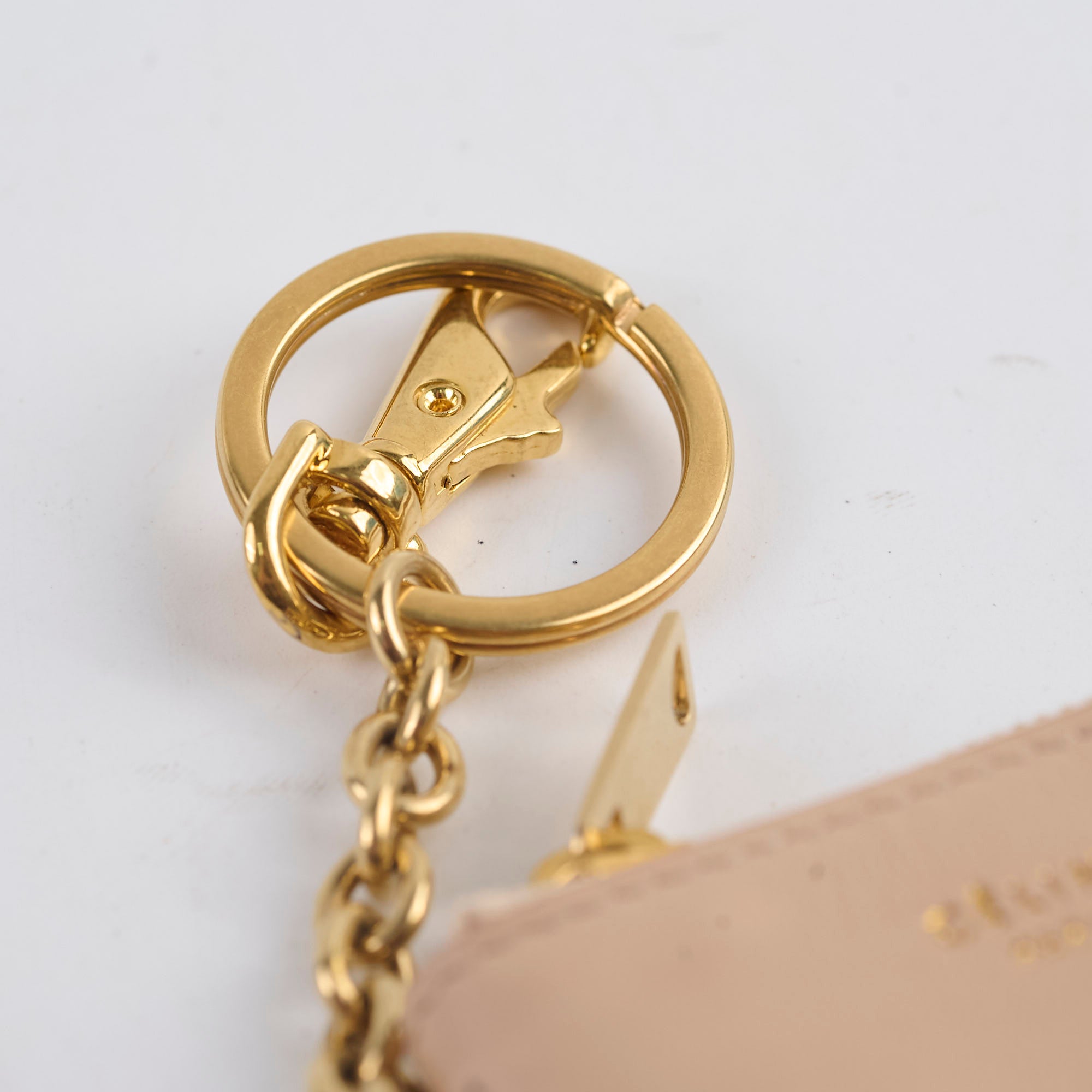 Celine Leather Pouch Key Ring - Black & Beige Keychain for Women | Stylish & Durable Designer Accessory for Everyday Use, Travel & Gifts