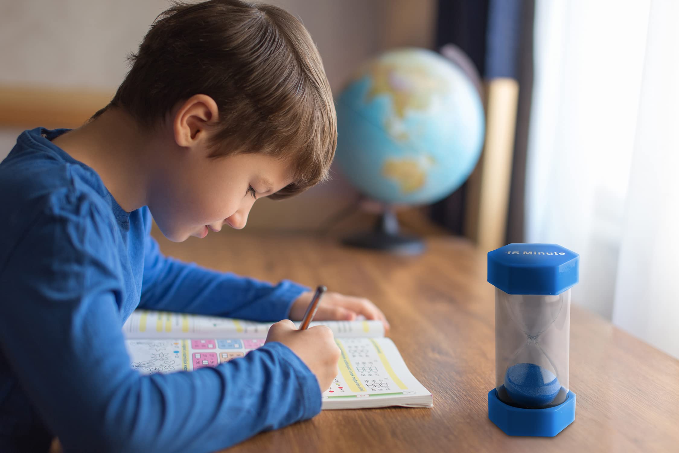 Teacher Created Resources Large 15 Minute Sand Timer (TCR20886) - Perfect for Classroom Activities, Games, and Time Management