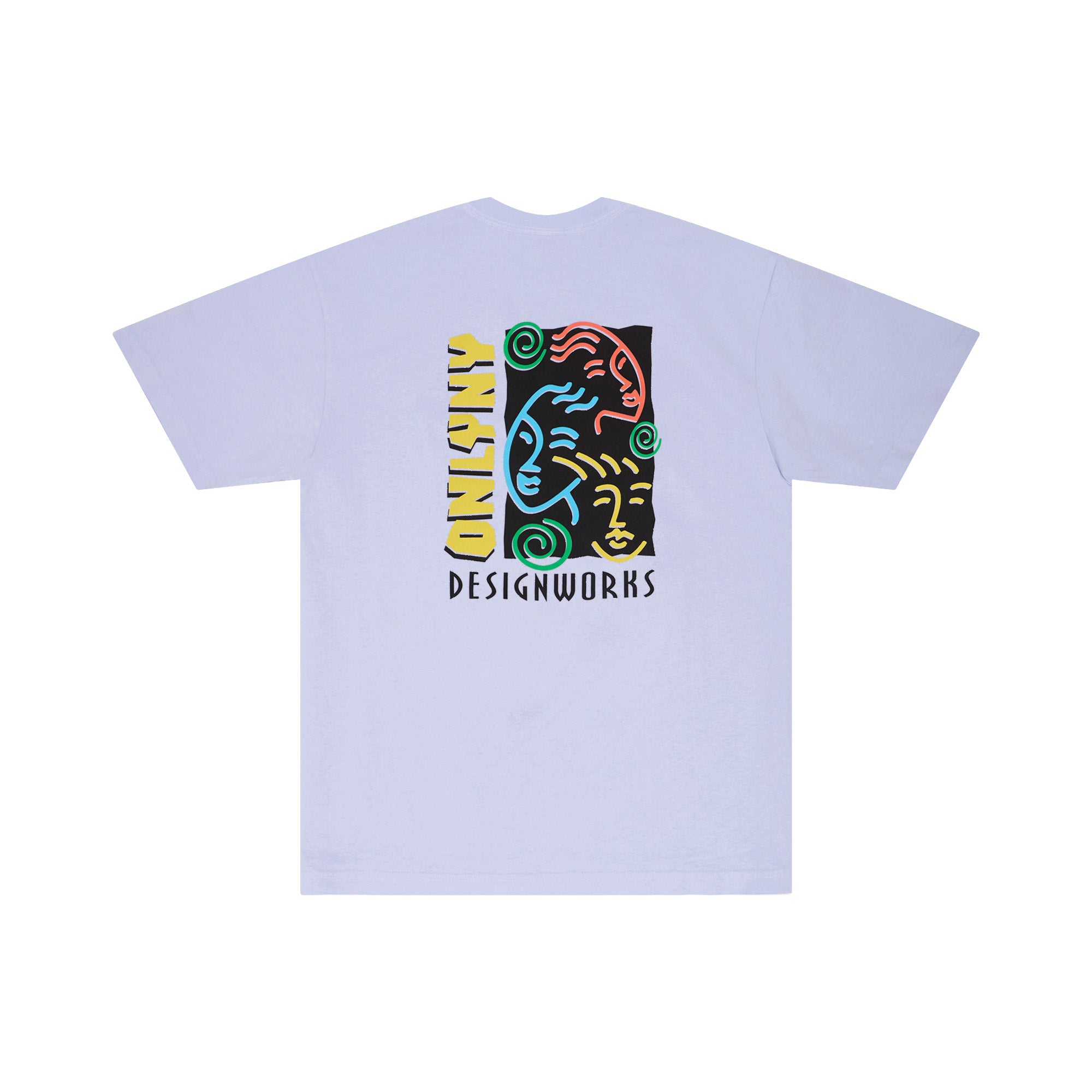 Only NY Design Works T-Shirt - Soft Cotton Unisex Tee in Lilac | Streetwear Fashion for Men & Women | Perfect for Casual Wear, Outings & Urban Style