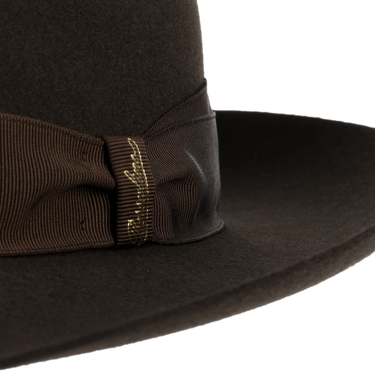 Borsalino Marengo Fur Felt Bogart Hat for Men - Classic Fedora Style for Outdoor, Travel & Formal Occasions