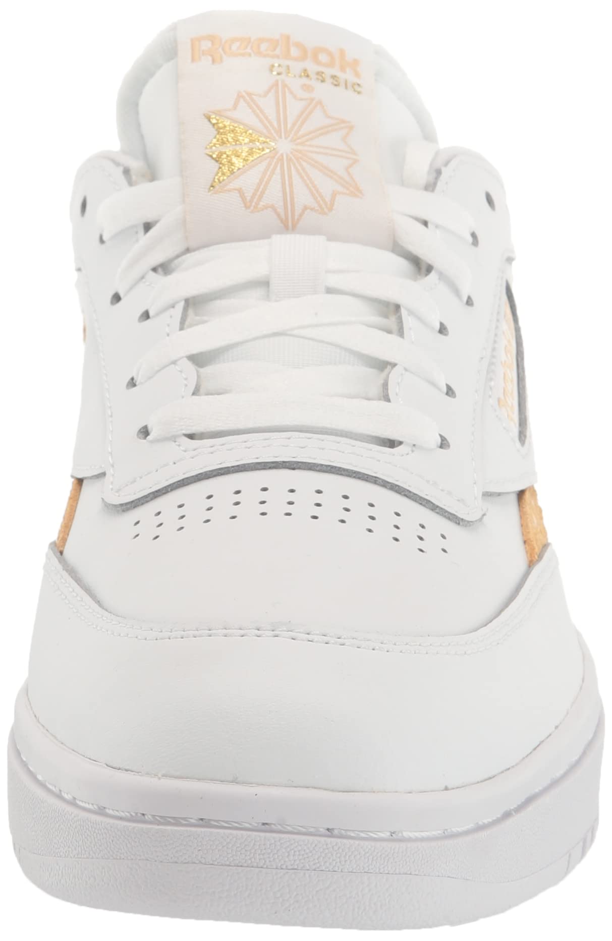 Reebok Women's Club C Double Sneakers - Classic White Leather Tennis Shoes for Women | Casual Wear, Gym, Running & Everyday Comfort