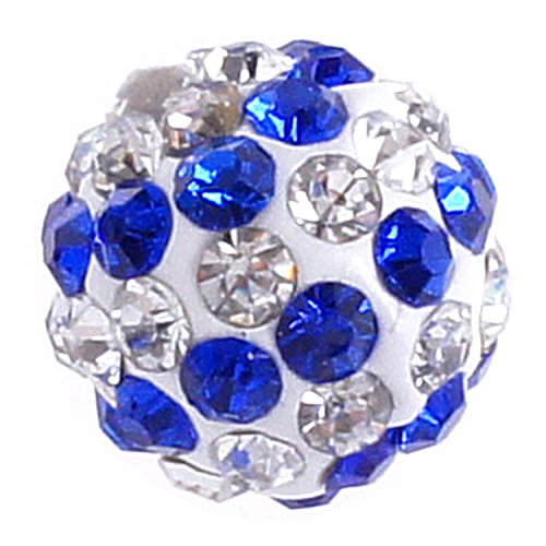 Royal Blue With White,white Clay