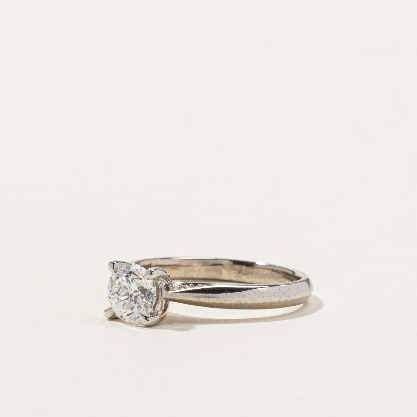 1.04ctw Diamond Engagement Ring for Women - High Set I1 E/F Clarity, Size 7.75 - Perfect for Proposals & Anniversaries