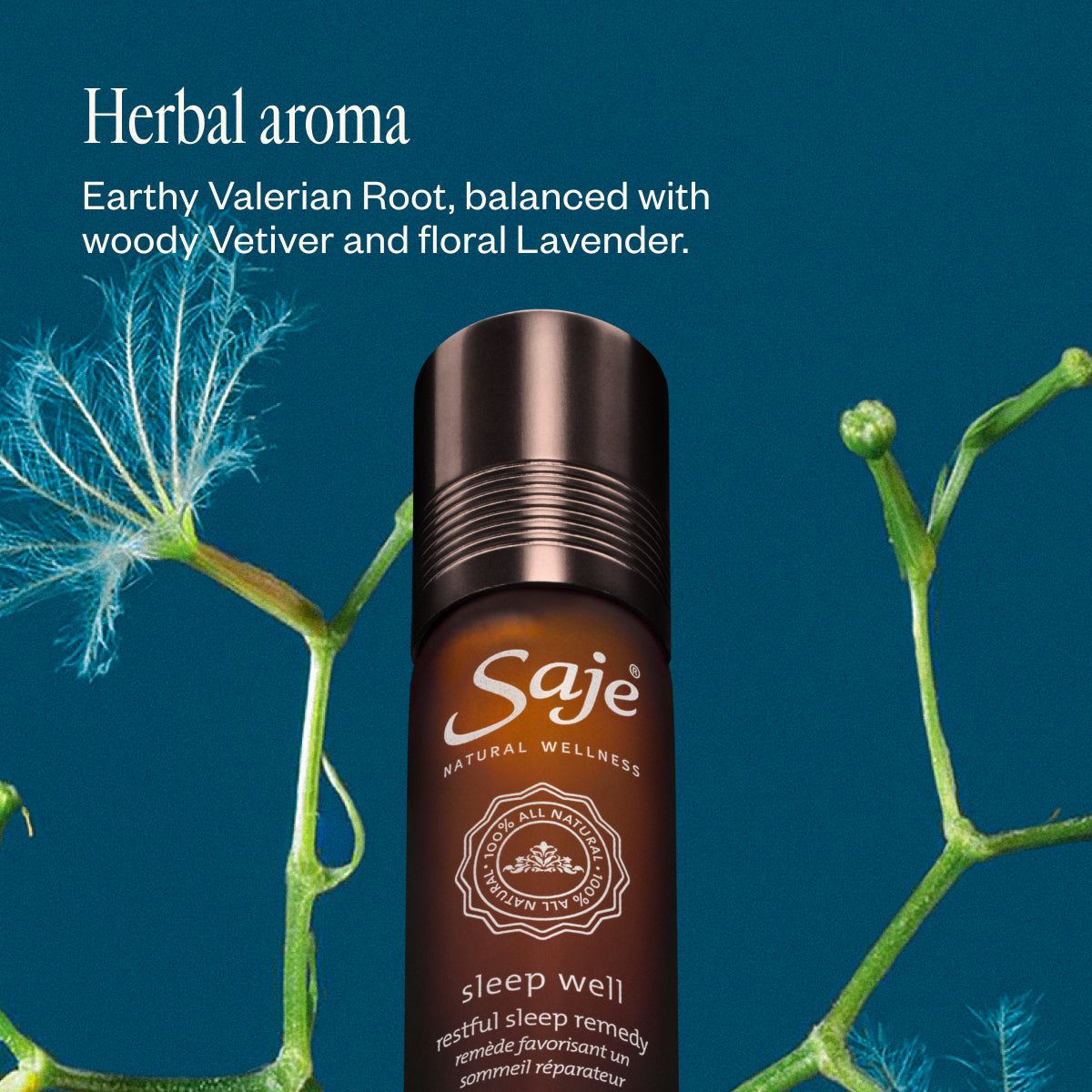 Natural Sleep Aid Roll On - Essential Oil Blend for Restful Sleep & Relaxation | Perfect for Nighttime Routine & Stress Relief