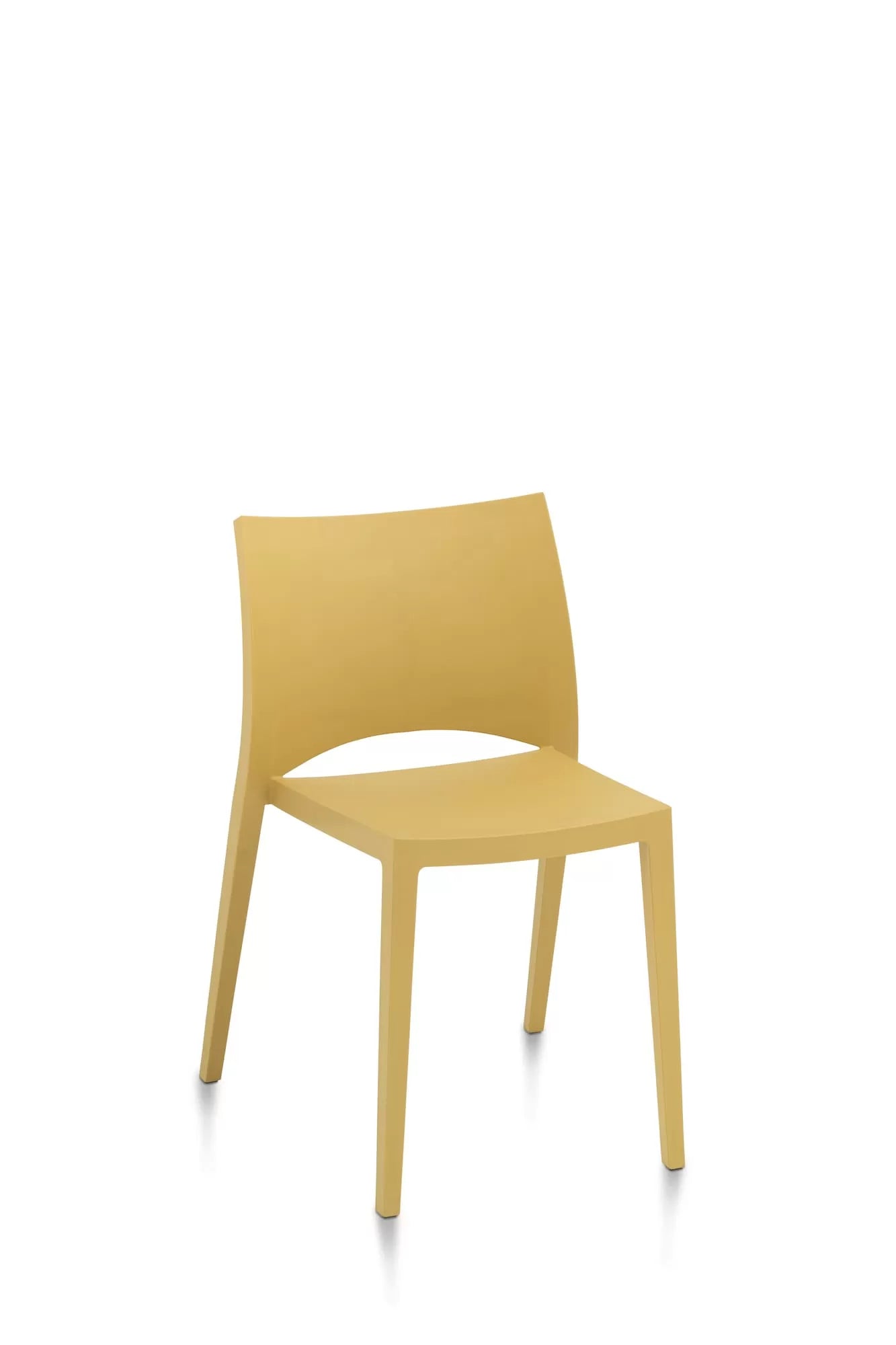 Aqua Stackable Plastic Chair - Lightweight, Durable & Space-Saving Indoor/Outdoor Furniture for Patio, Garden, Poolside & Events