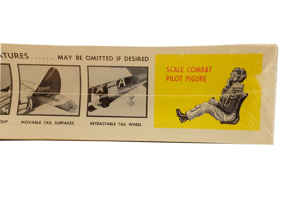 Guillow's P-47D Thunderbolt Balsa Wood Model Airplane Kit - 3/4