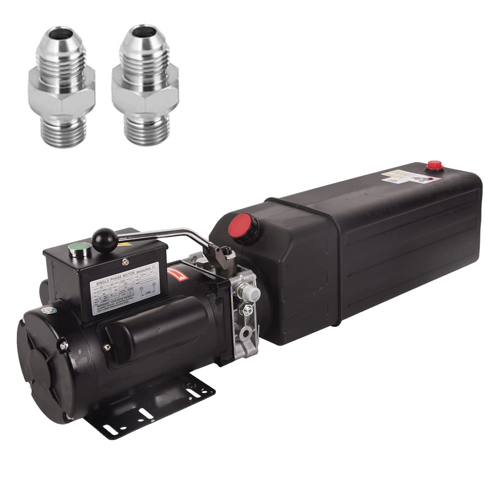 3.7 Gallon Hydraulic Pump 2950 PSI - 3 HP Hydraulic Power Unit for 2 Post & 4 Post Car Lifts - Heavy Duty Hydraulic Power Pack for Auto Repair Shops, Vehicle Maintenance & Garage Lifting Equipment