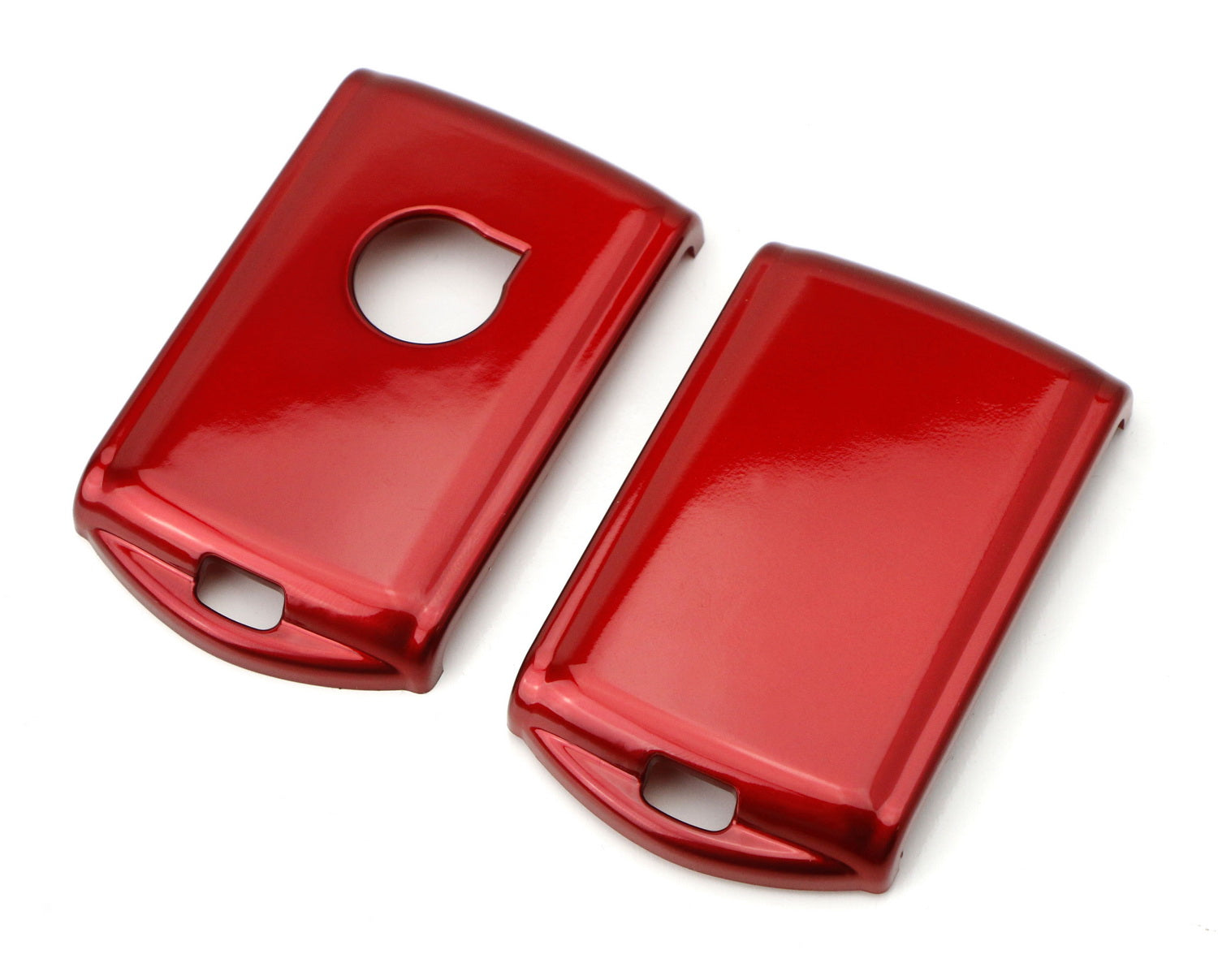 Volvo XC90 XC60 S90 V90 Glossy Metallic Red Key Fob Cover Replacement - Exact Fit, Durable Protection for Car Keys | Perfect for Everyday Use & Gift Giving