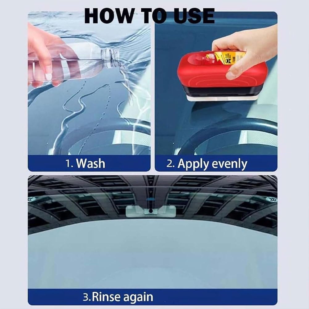 Nexa Windshield Cleaner - Oil Film Brush for Car Windows (1Pcs) - Perfect for Road Trips & Daily Driving