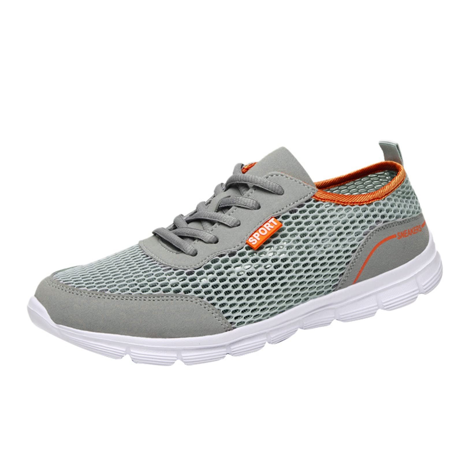 YSJZBS Men's Lightweight Breathable Mesh Sneakers - Summer Casual Running Shoes for Workout & Walking | Comfortable Athletic Footwear for Daily Wear & Gym Training