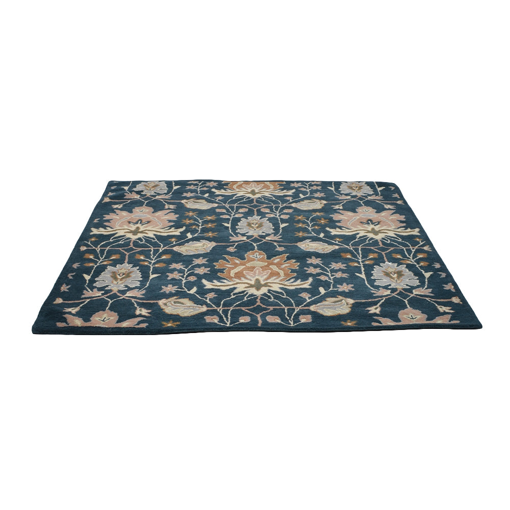 Jacob's Ladder Hand Tufted Wool Rug - Soft & Durable Non-Slip Area Rug for Living Room, Bedroom, Nursery | Perfect for Home Decor & Cozy Spaces