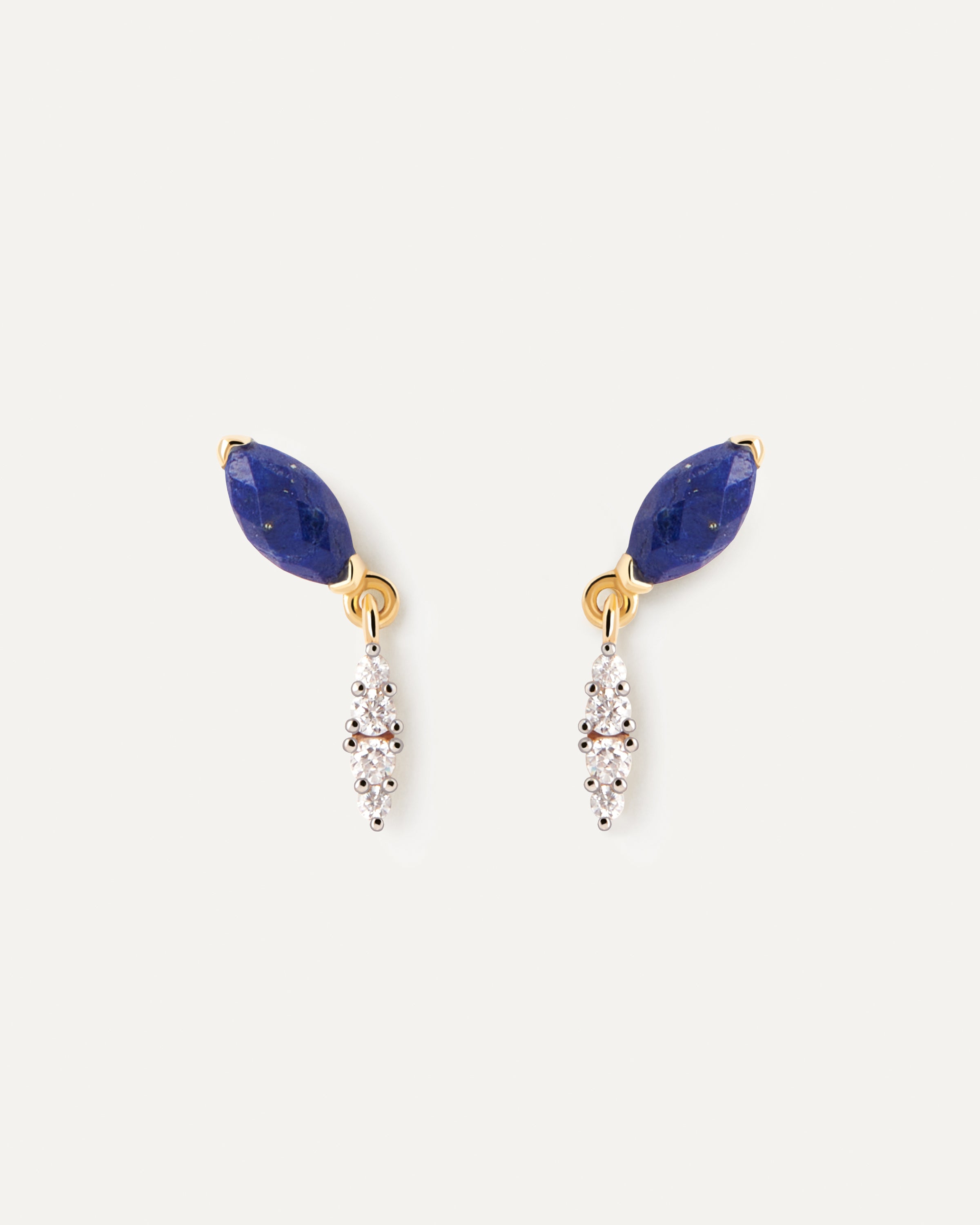 Lapis Lazuli Ginger Single Earring - Handmade Sterling Silver Dangle Earring for Women | Perfect for Boho, Party & Everyday Wear
