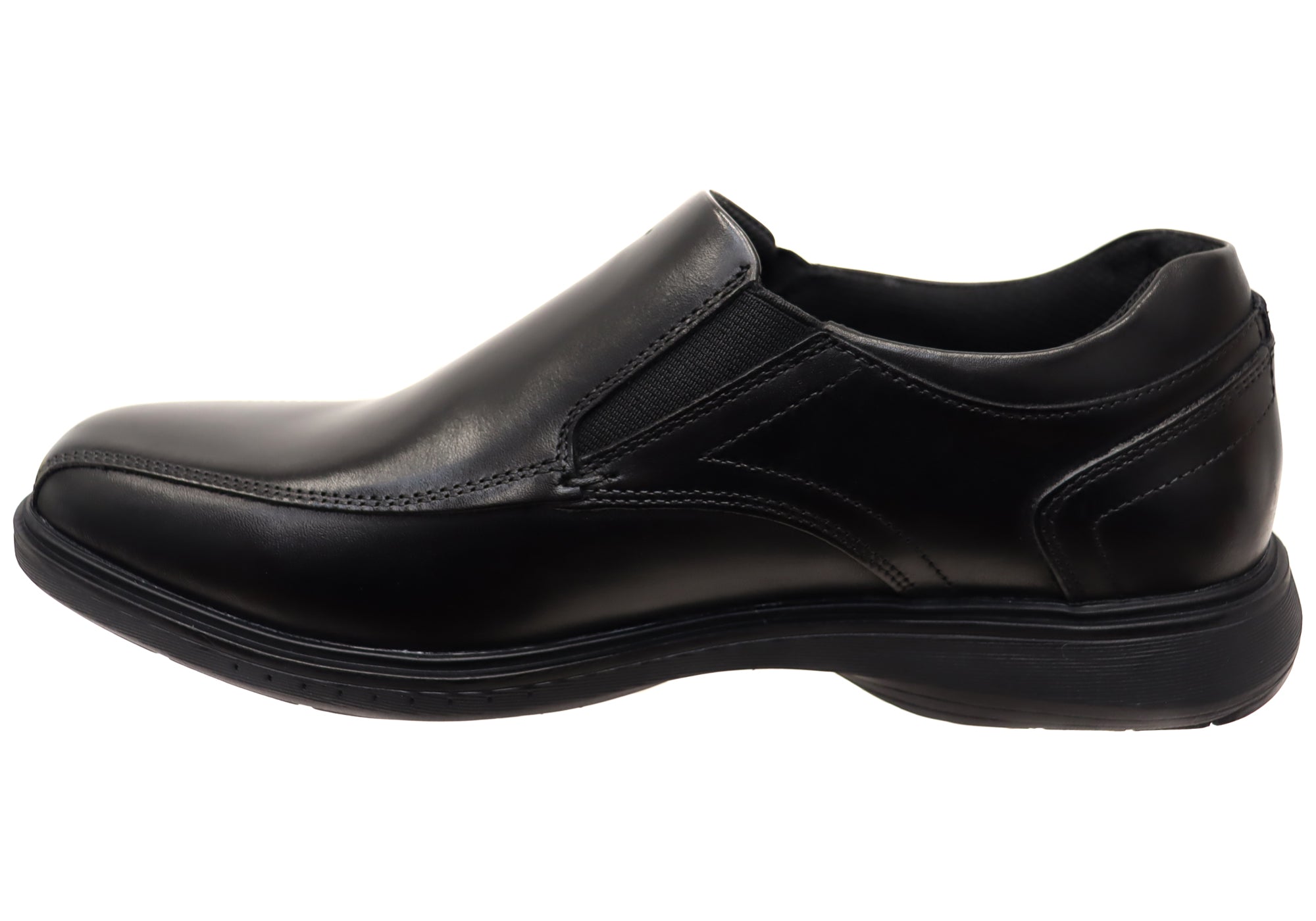 Nunn Bush by Florsheim Men's Kore Pro Slip-On Shoes - Extra Wide EE Width Genuine Leather Comfort Casual Loafers for Work, Travel & Everyday Wear