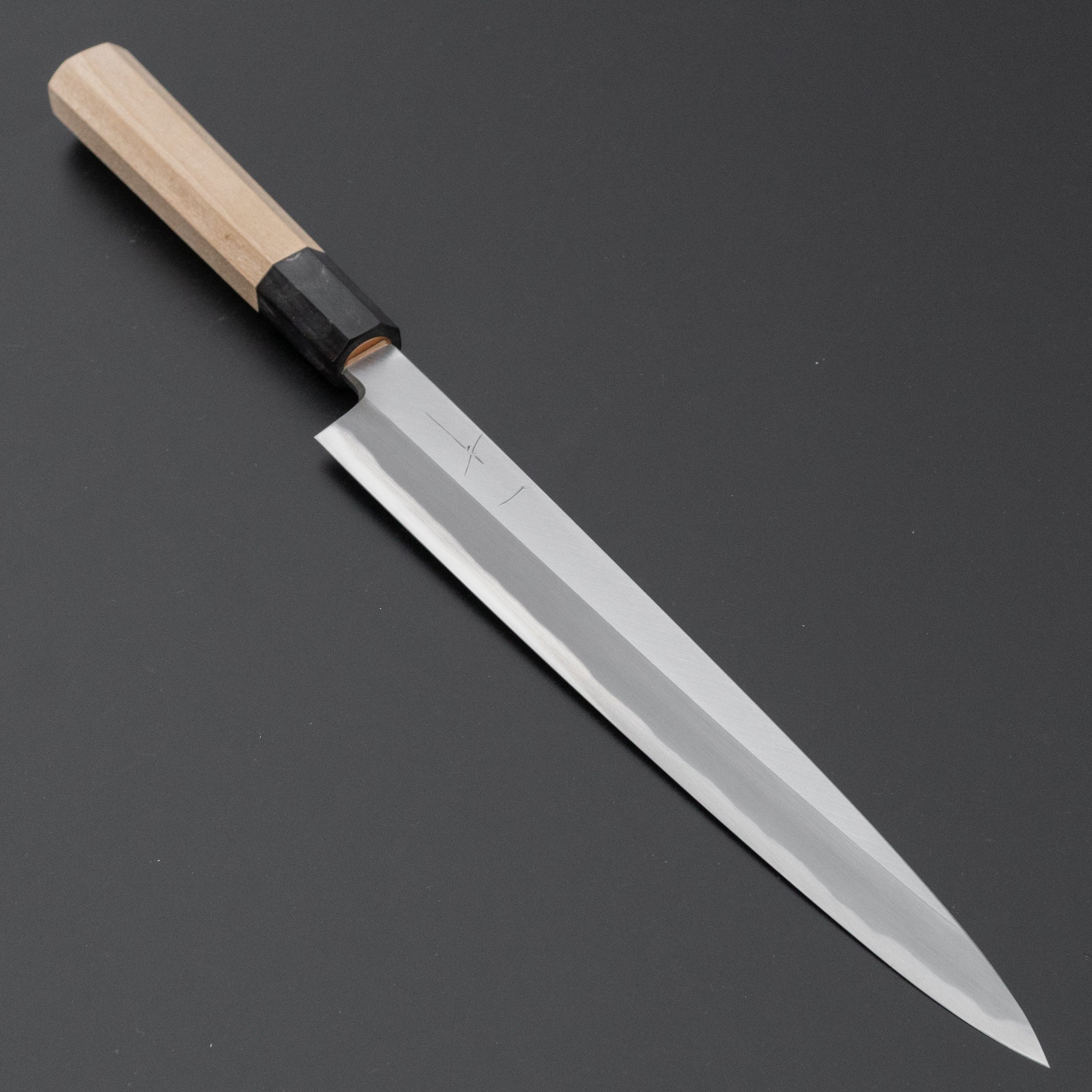 Hitohira Togashi Blue #2 Yanagiba 240mm Japanese Sushi Knife with Ho Wood Handle & Saya - Premium Sashimi & Sushi Preparation Tool for Professional Chefs & Home Cooks