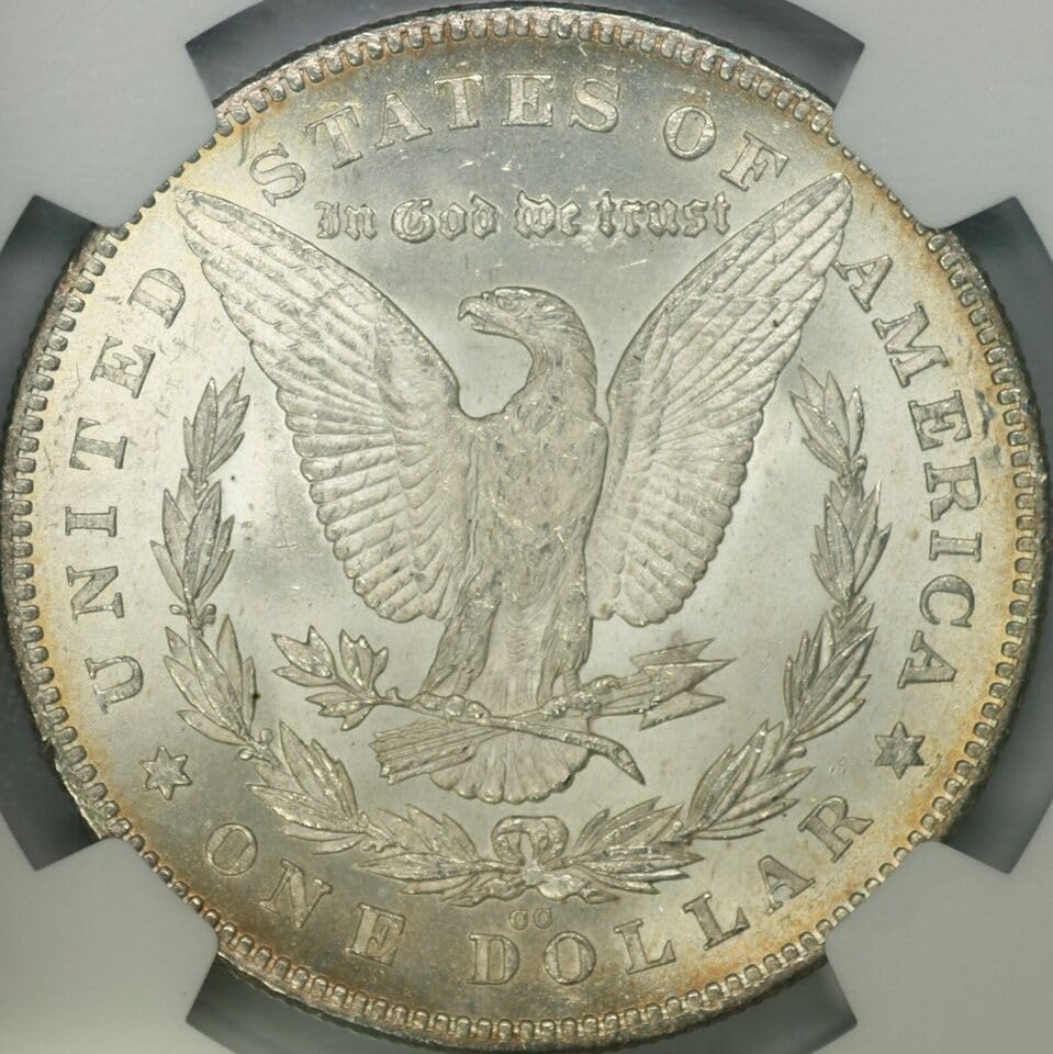 1880/79-CC Reverse of 78 Morgan Silver Dollar $1 Coin - NGC MS62 Certified - VAM-4 Variety - Rare Collectible Coin for Investment & Display