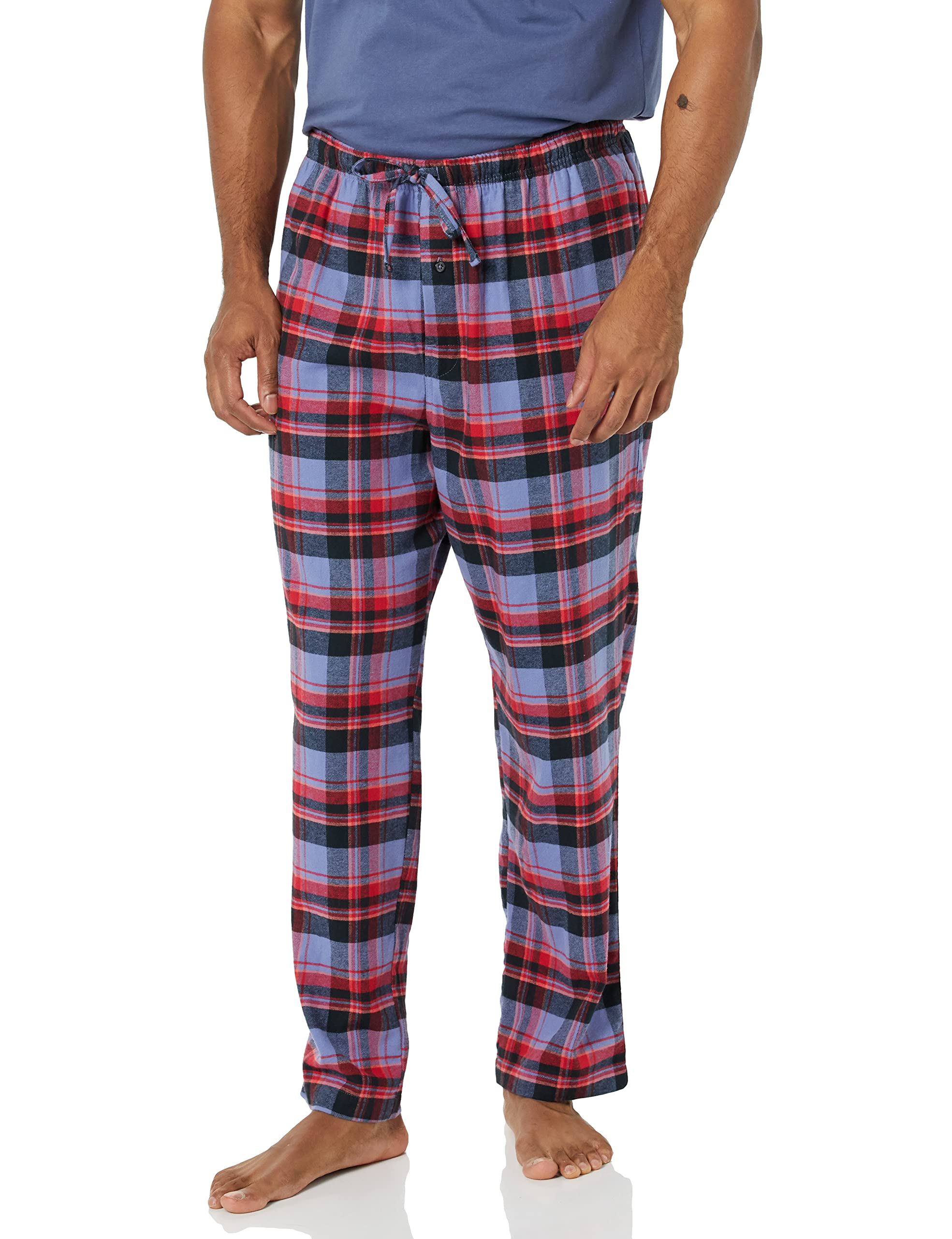 Amazon Essentials Men's Flannel Pajama Pants - Soft & Comfortable Sleepwear for Lounge & Relaxation at Home (Discontinued Colors)