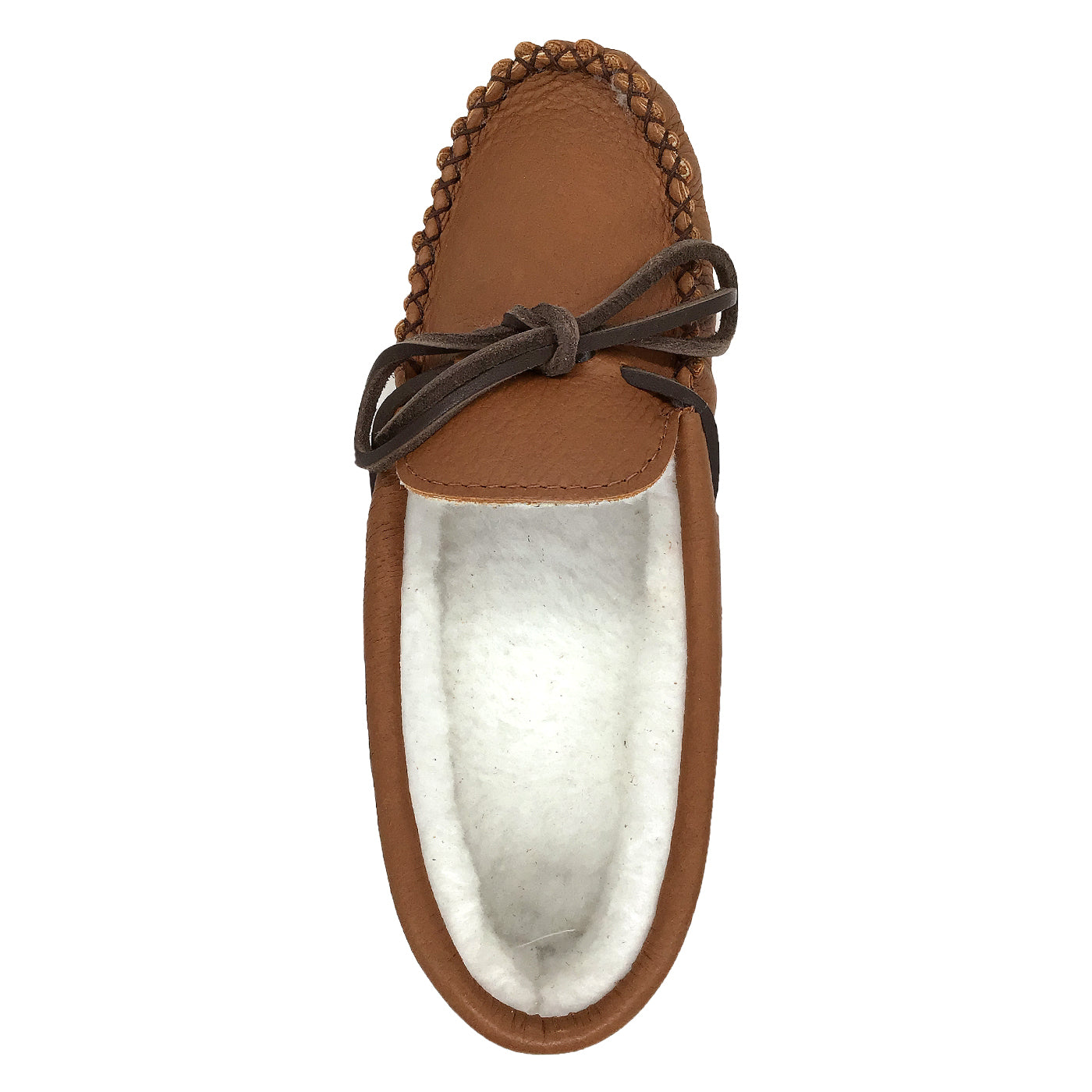 Women's Warm Fleece Lined Maple Elk Hide Moccasins - Soft Winter Indoor/Outdoor Slippers for Cozy Home Comfort & Cabin Wear