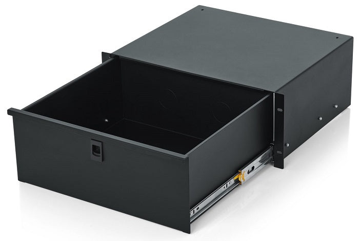 Gator Standard 4U Rack Mount Drawer - Heavy Duty Server Rack Drawer for Network Equipment Storage | Perfect for Data Centers, Home Studios & Office Server Rooms